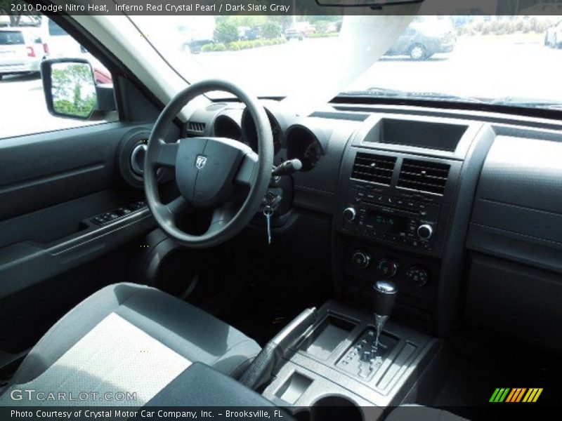 Inferno Red Crystal Pearl / Dark Slate Gray 2010 Dodge Nitro Heat