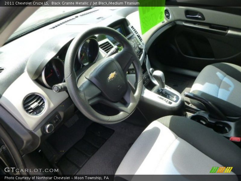 Black Granite Metallic / Jet Black/Medium Titanium 2011 Chevrolet Cruze LS