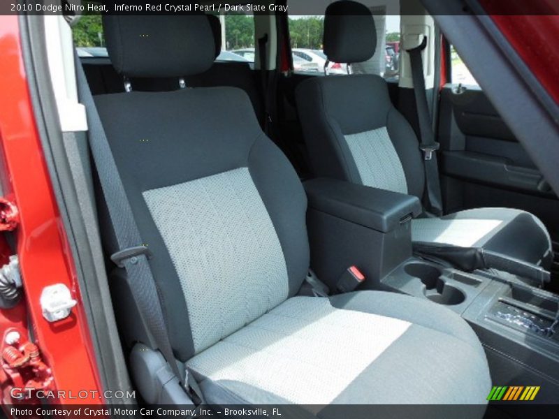 Inferno Red Crystal Pearl / Dark Slate Gray 2010 Dodge Nitro Heat