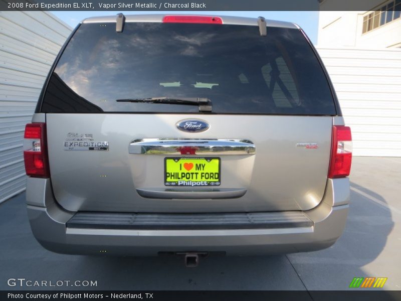 Vapor Silver Metallic / Charcoal Black 2008 Ford Expedition EL XLT