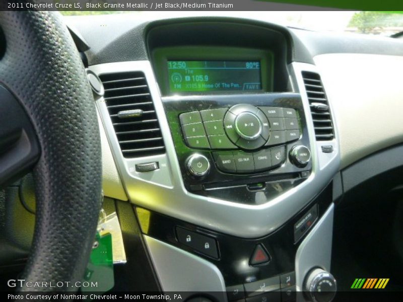 Black Granite Metallic / Jet Black/Medium Titanium 2011 Chevrolet Cruze LS