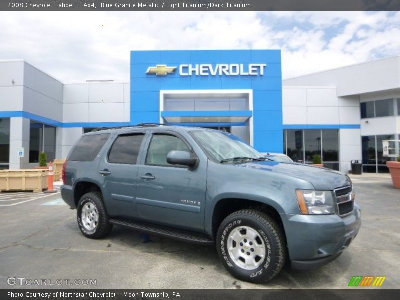 Blue Granite Metallic / Light Titanium/Dark Titanium 2008 Chevrolet Tahoe LT 4x4