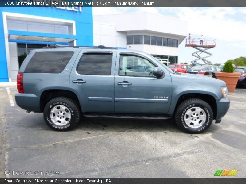 Blue Granite Metallic / Light Titanium/Dark Titanium 2008 Chevrolet Tahoe LT 4x4