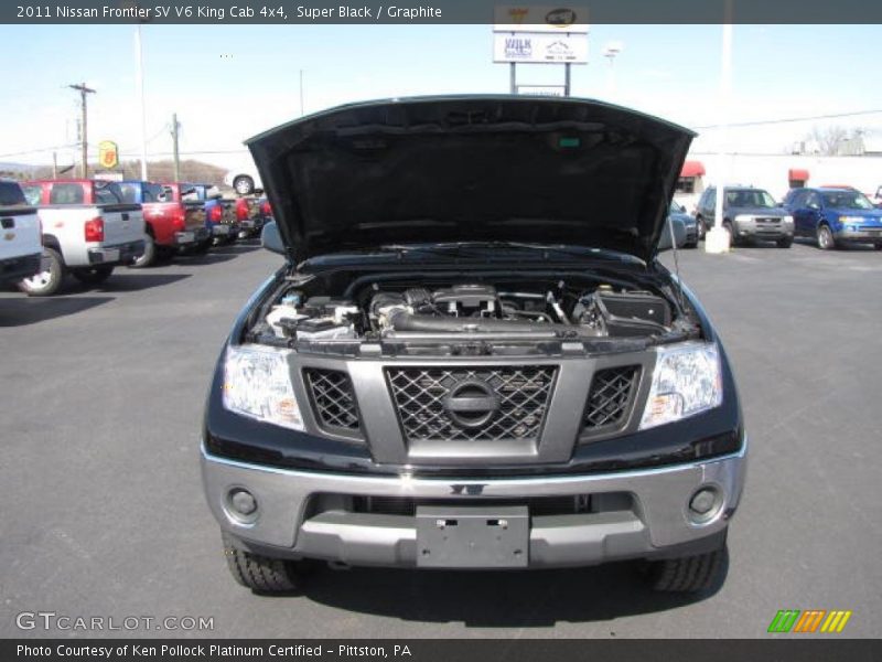 Super Black / Graphite 2011 Nissan Frontier SV V6 King Cab 4x4