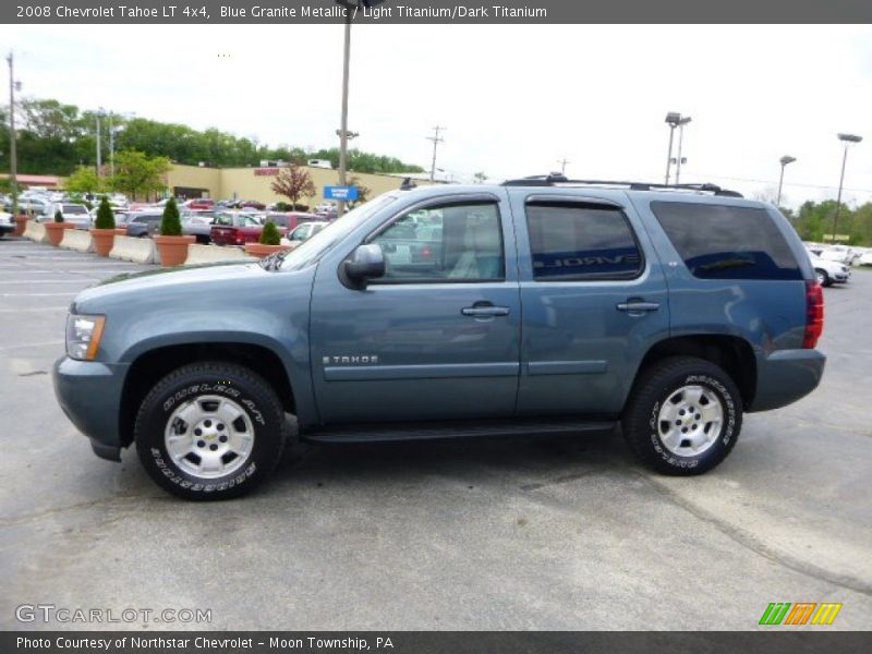 Blue Granite Metallic / Light Titanium/Dark Titanium 2008 Chevrolet Tahoe LT 4x4