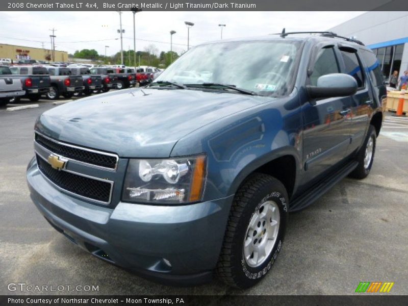 Blue Granite Metallic / Light Titanium/Dark Titanium 2008 Chevrolet Tahoe LT 4x4