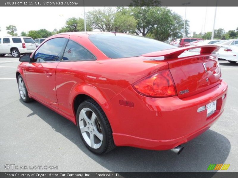 Victory Red / Ebony 2008 Pontiac G5 GT