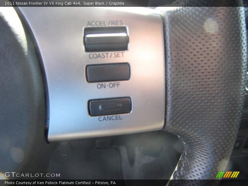 Super Black / Graphite 2011 Nissan Frontier SV V6 King Cab 4x4
