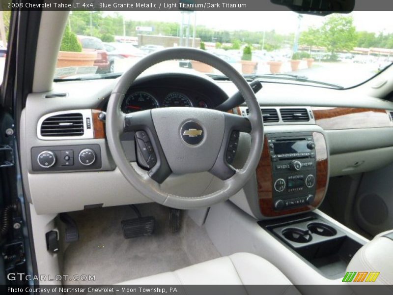 Blue Granite Metallic / Light Titanium/Dark Titanium 2008 Chevrolet Tahoe LT 4x4