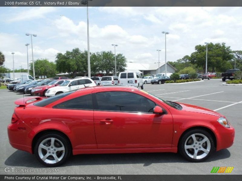 Victory Red / Ebony 2008 Pontiac G5 GT