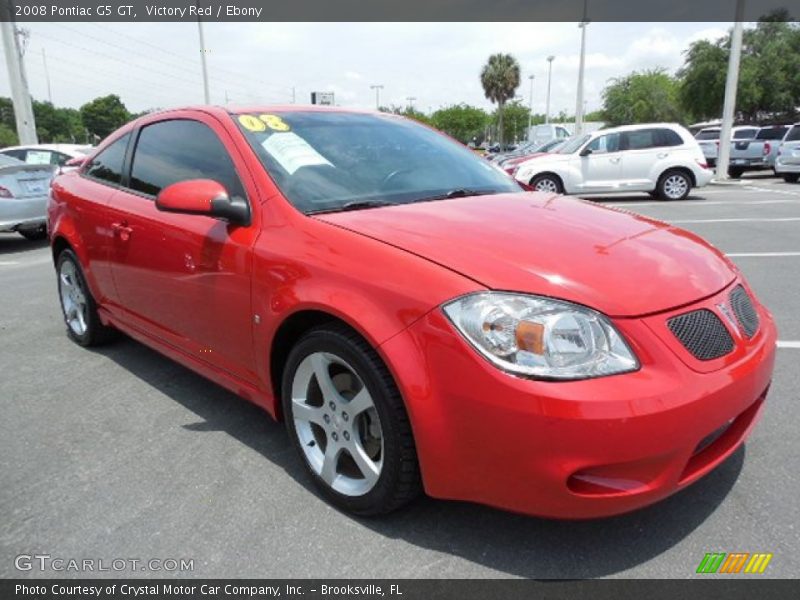 Victory Red / Ebony 2008 Pontiac G5 GT