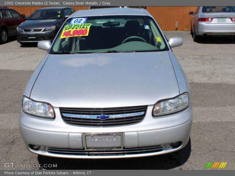 Galaxy Silver Metallic / Gray 2002 Chevrolet Malibu LS Sedan