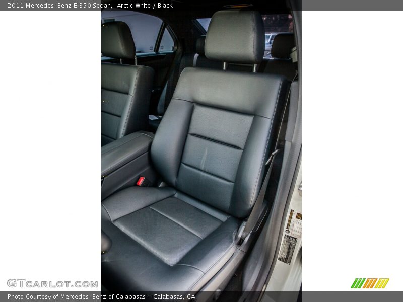 Front Seat of 2011 E 350 Sedan