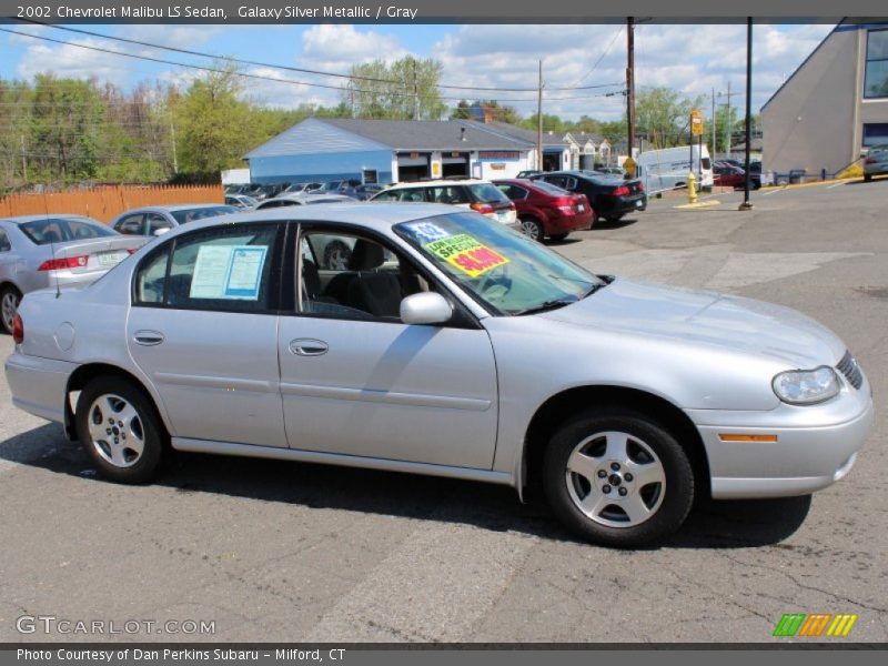 Galaxy Silver Metallic / Gray 2002 Chevrolet Malibu LS Sedan
