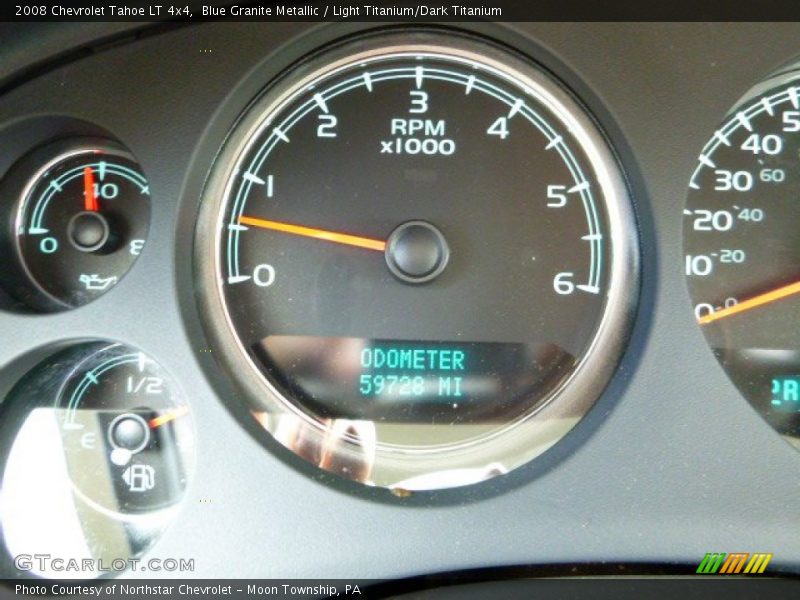 Blue Granite Metallic / Light Titanium/Dark Titanium 2008 Chevrolet Tahoe LT 4x4