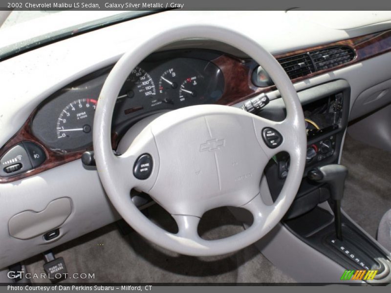 Galaxy Silver Metallic / Gray 2002 Chevrolet Malibu LS Sedan