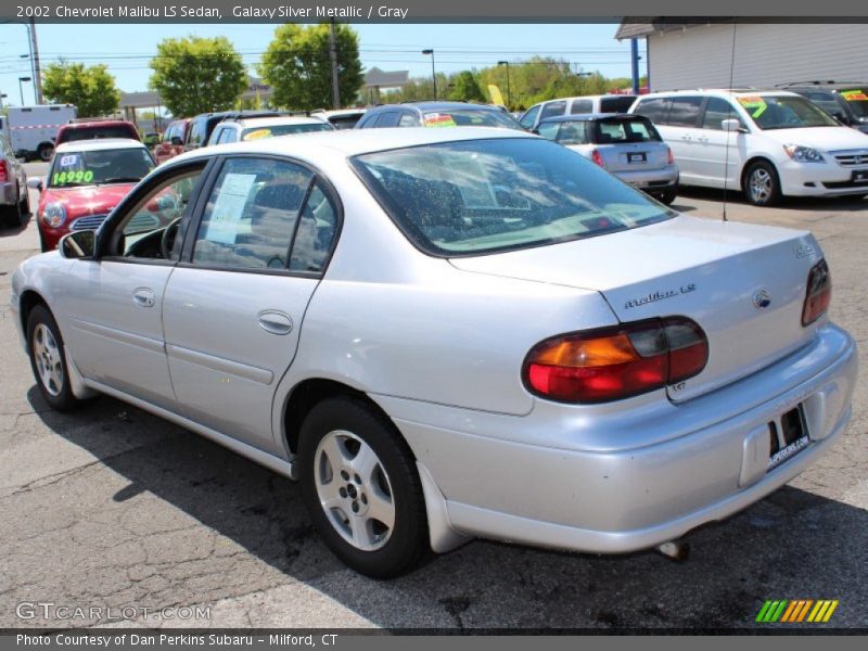 Galaxy Silver Metallic / Gray 2002 Chevrolet Malibu LS Sedan