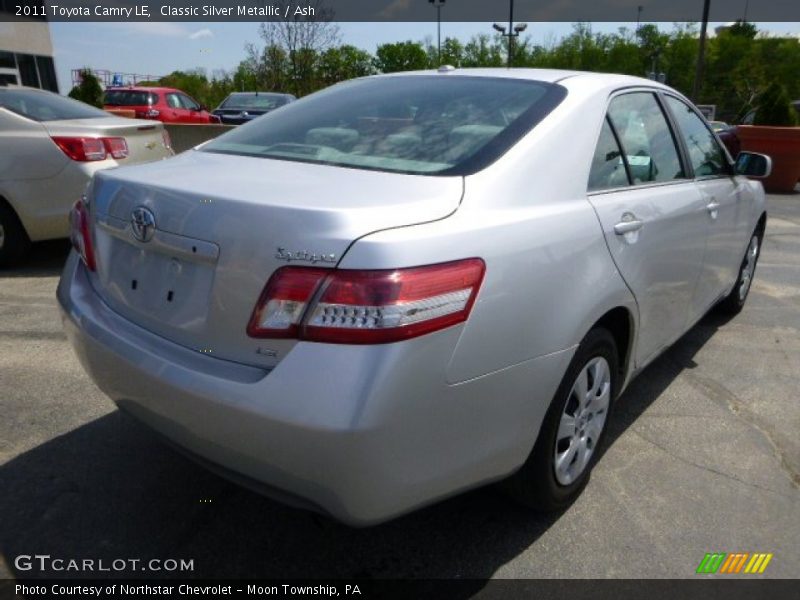 Classic Silver Metallic / Ash 2011 Toyota Camry LE