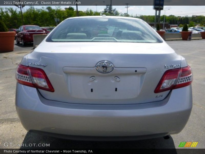 Classic Silver Metallic / Ash 2011 Toyota Camry LE