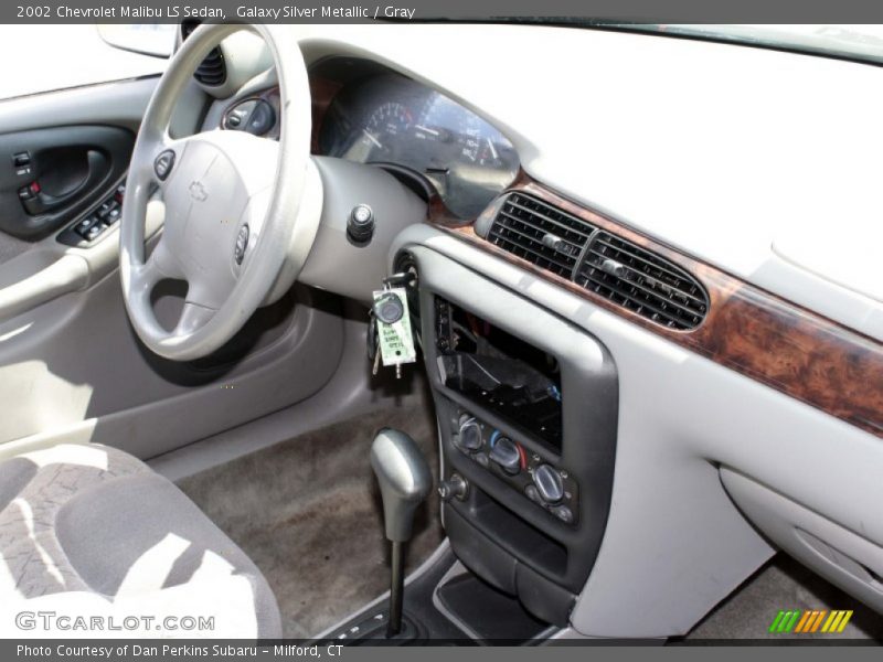 Galaxy Silver Metallic / Gray 2002 Chevrolet Malibu LS Sedan
