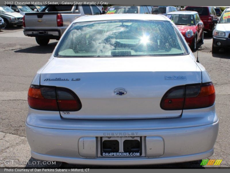 Galaxy Silver Metallic / Gray 2002 Chevrolet Malibu LS Sedan