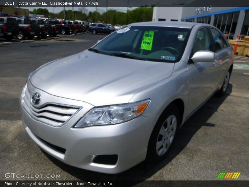 Classic Silver Metallic / Ash 2011 Toyota Camry LE