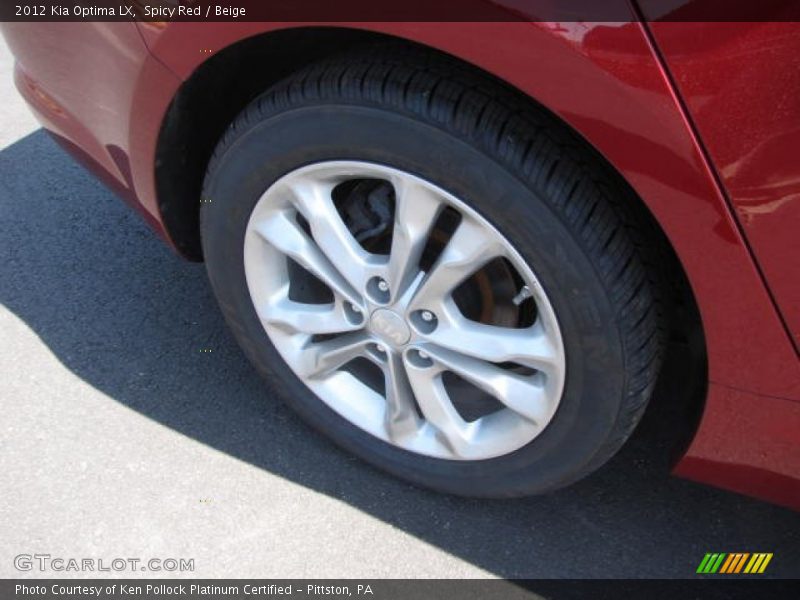 Spicy Red / Beige 2012 Kia Optima LX