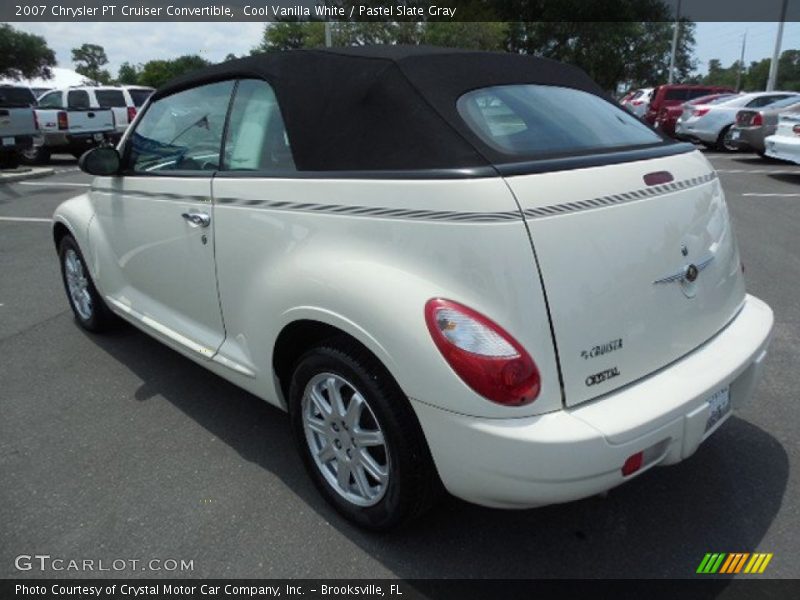 Cool Vanilla White / Pastel Slate Gray 2007 Chrysler PT Cruiser Convertible