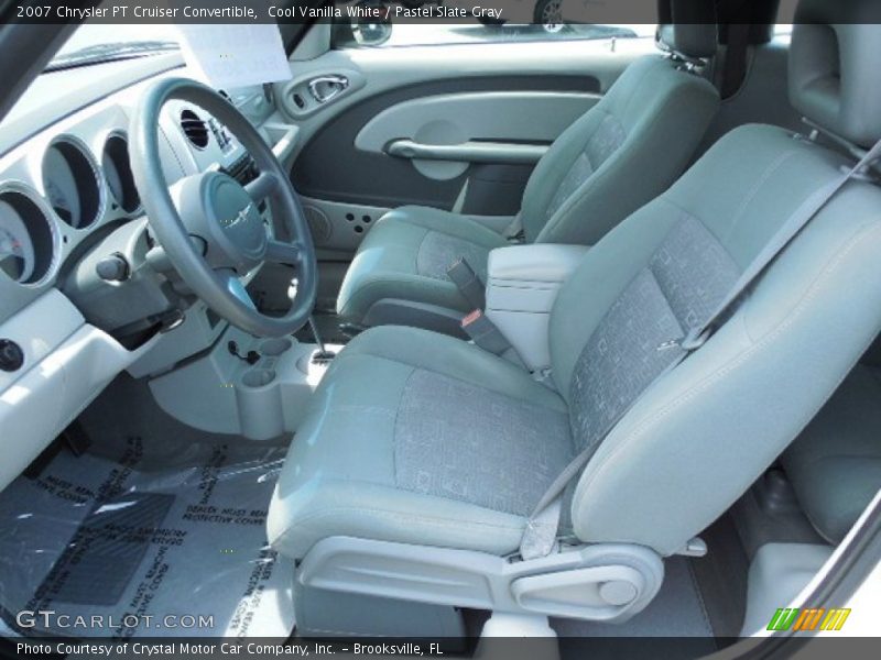  2007 PT Cruiser Convertible Pastel Slate Gray Interior