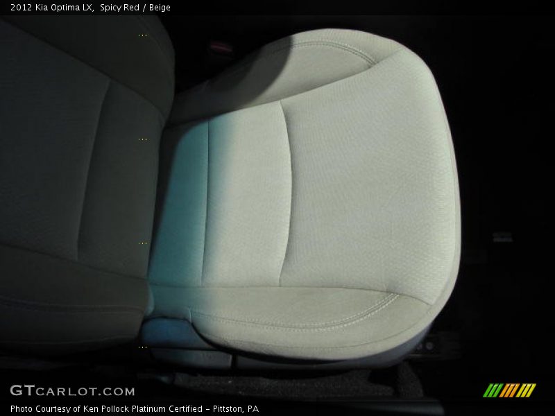 Spicy Red / Beige 2012 Kia Optima LX