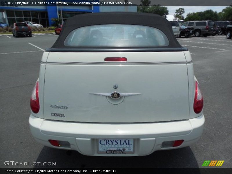 Cool Vanilla White / Pastel Slate Gray 2007 Chrysler PT Cruiser Convertible