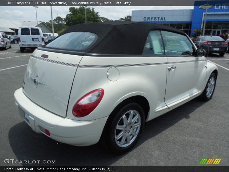 Cool Vanilla White / Pastel Slate Gray 2007 Chrysler PT Cruiser Convertible