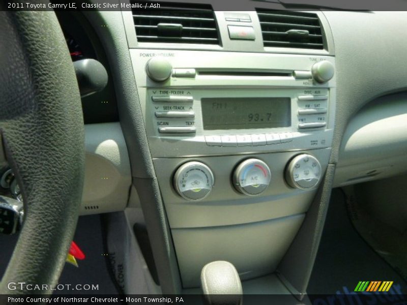 Classic Silver Metallic / Ash 2011 Toyota Camry LE