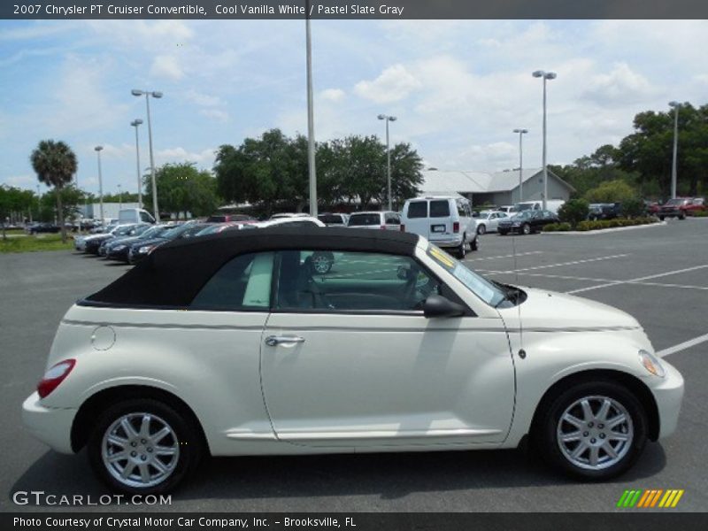 Cool Vanilla White / Pastel Slate Gray 2007 Chrysler PT Cruiser Convertible