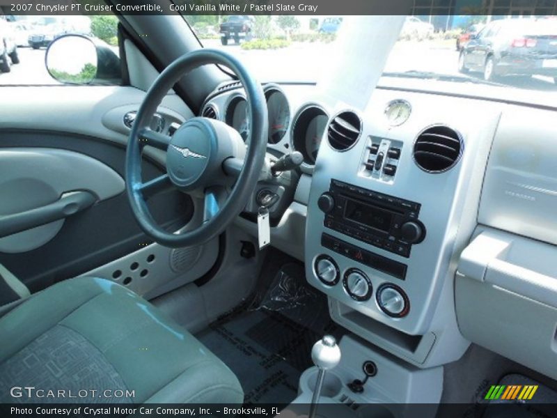 Cool Vanilla White / Pastel Slate Gray 2007 Chrysler PT Cruiser Convertible