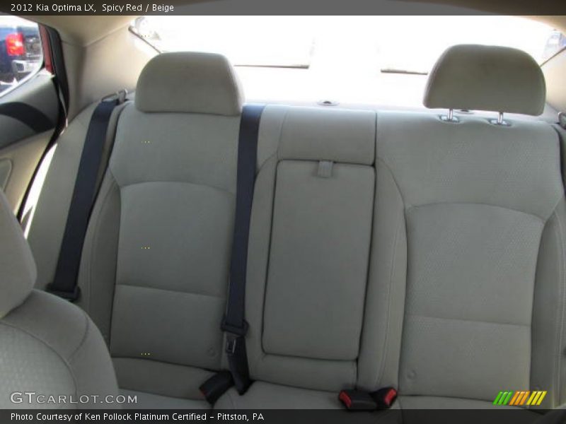 Spicy Red / Beige 2012 Kia Optima LX