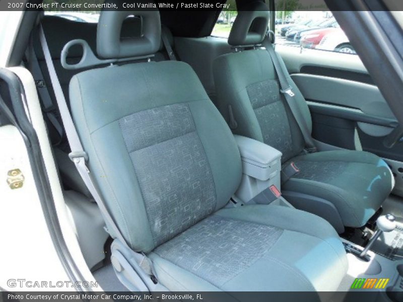 Cool Vanilla White / Pastel Slate Gray 2007 Chrysler PT Cruiser Convertible