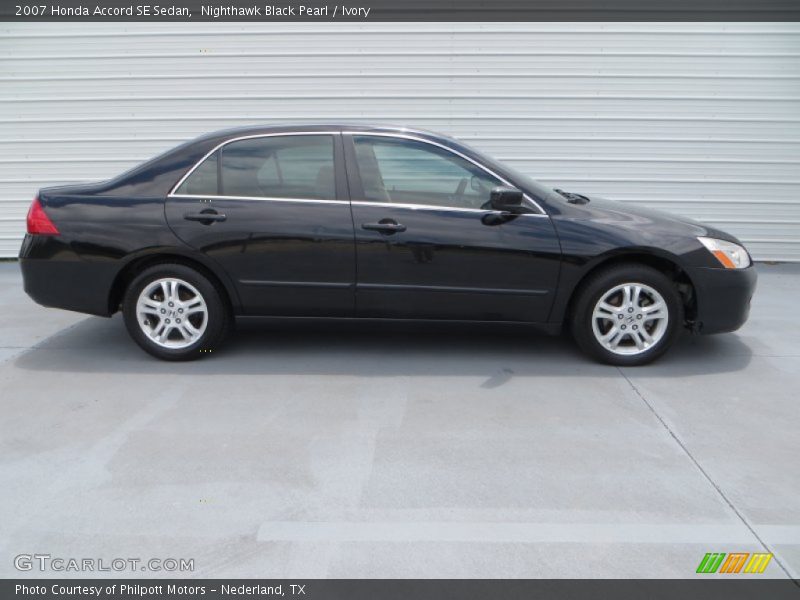 Nighthawk Black Pearl / Ivory 2007 Honda Accord SE Sedan
