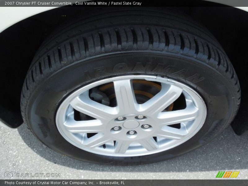 Cool Vanilla White / Pastel Slate Gray 2007 Chrysler PT Cruiser Convertible