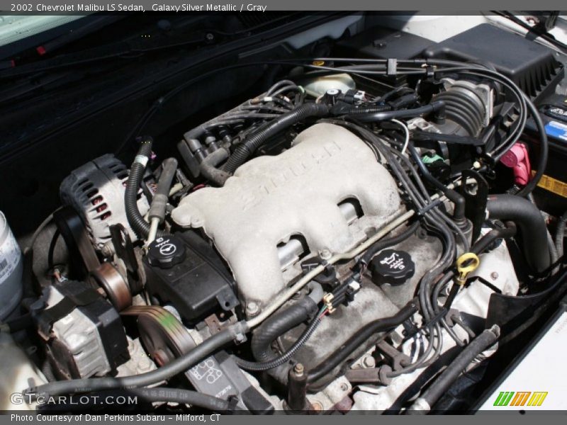 Galaxy Silver Metallic / Gray 2002 Chevrolet Malibu LS Sedan