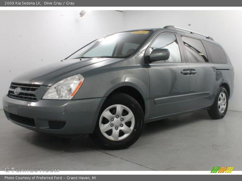 Olive Gray / Gray 2009 Kia Sedona LX