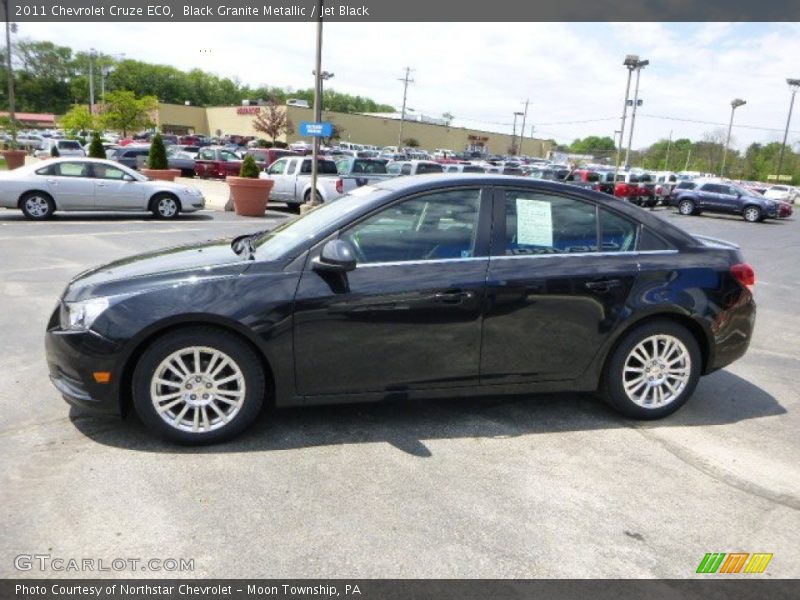 Black Granite Metallic / Jet Black 2011 Chevrolet Cruze ECO