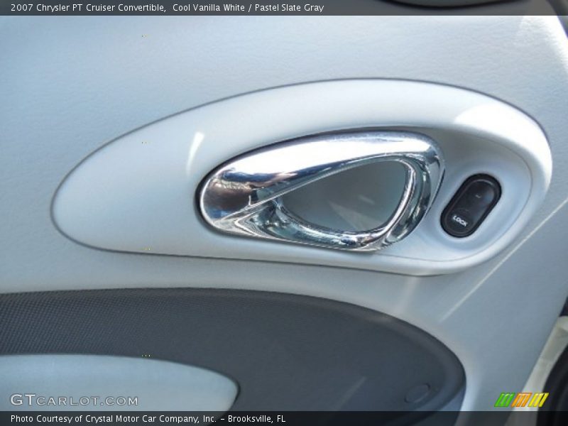 Cool Vanilla White / Pastel Slate Gray 2007 Chrysler PT Cruiser Convertible