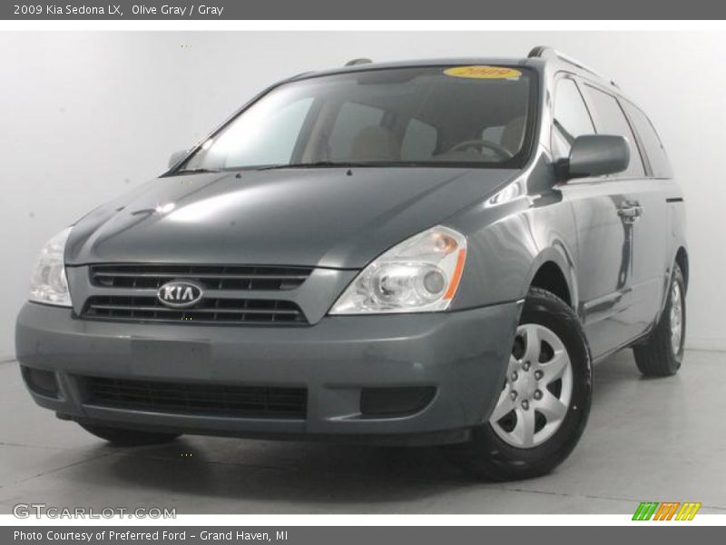 Olive Gray / Gray 2009 Kia Sedona LX