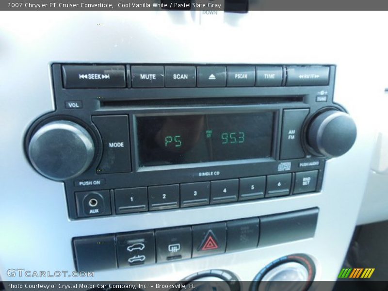 Audio System of 2007 PT Cruiser Convertible