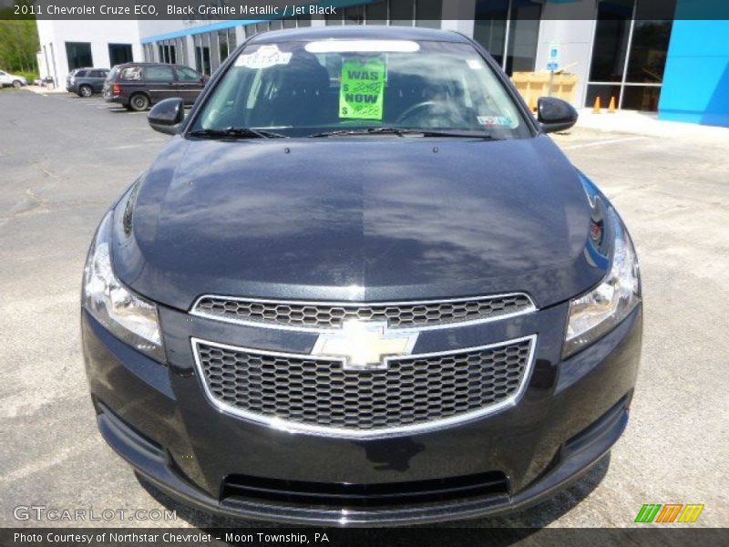 Black Granite Metallic / Jet Black 2011 Chevrolet Cruze ECO