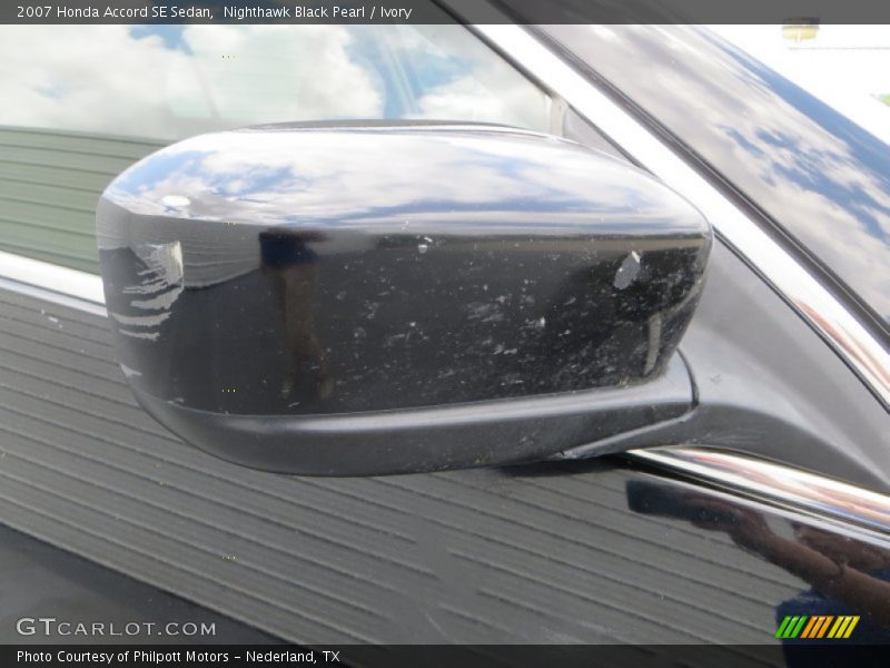 Nighthawk Black Pearl / Ivory 2007 Honda Accord SE Sedan