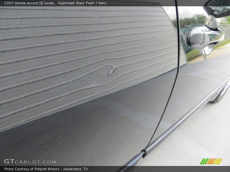 Nighthawk Black Pearl / Ivory 2007 Honda Accord SE Sedan
