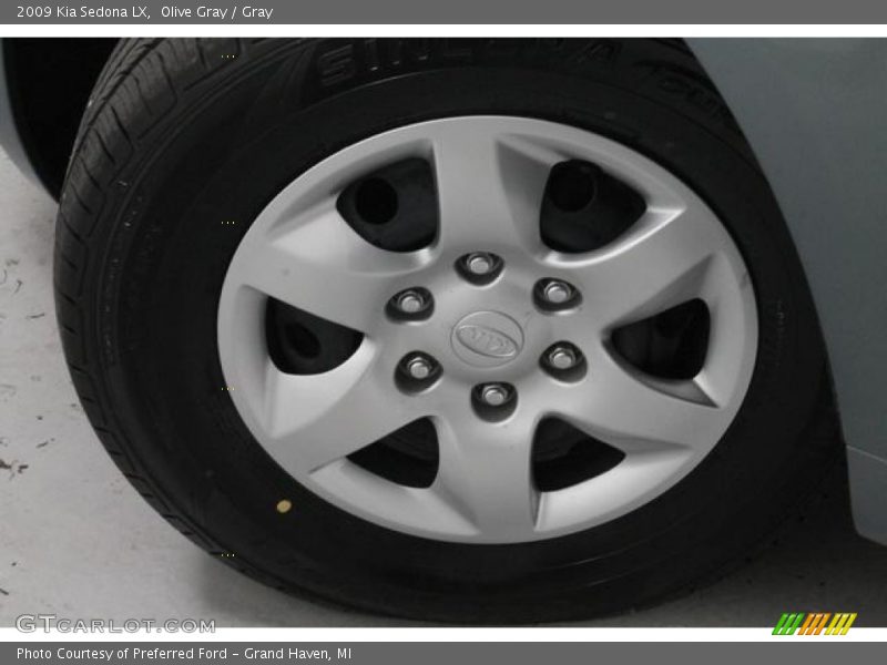 Olive Gray / Gray 2009 Kia Sedona LX