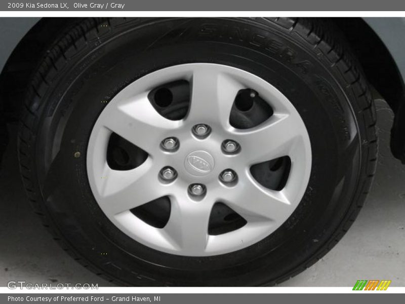 Olive Gray / Gray 2009 Kia Sedona LX